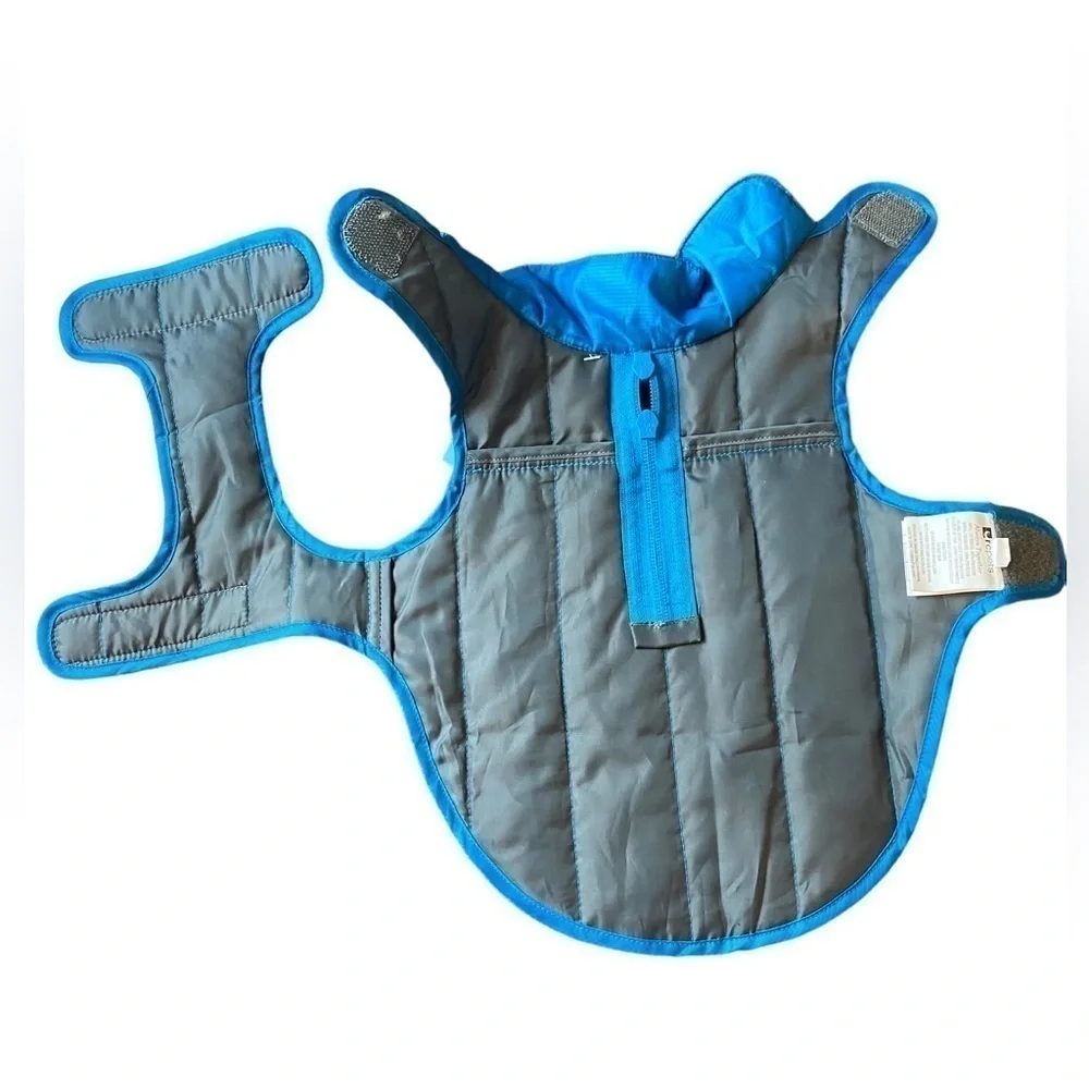 RCPETS Status Dog Puffer Jacket CYAN Blue Size XS NWT